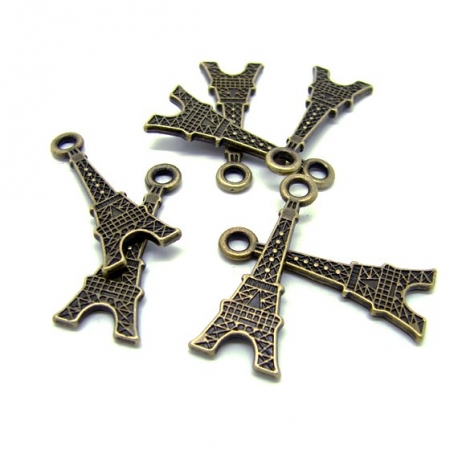 breloque tour eiffel bronze 32mm