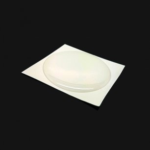 Cabochon sticker rond transparent autocollant en résine epoxy 40mm
