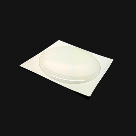 Cabochon sticker rond transparent autocollant en résine epoxy 40mm