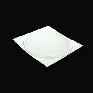 Cabochon sticker 57mm rond transparent autocollant en résine epoxy