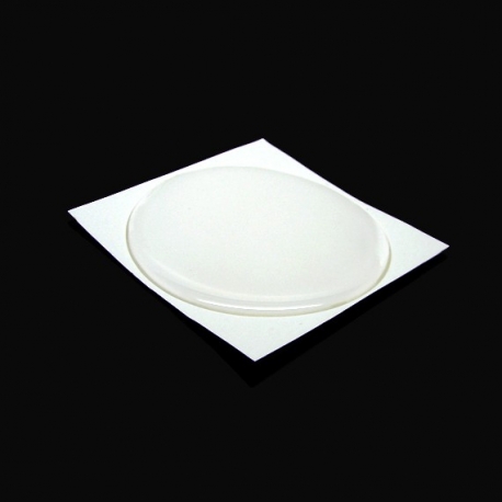 Cabochon sticker 57mm rond transparent autocollant en résine epoxy